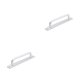 thumbnail image 2 of Speravity manija de los muebles perillas de hardware sin perforaciones de aluminio tiradores de puertas resistentes al desgaste decoración del Plata/160mm 2Conjunto, 2 of 6