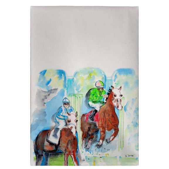 Betsy Drake Interiors Starting Gate Guest Towel