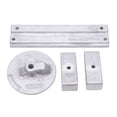 thumbnail image 3 of Kit de ánodo de aluminio, kit de ánodo de aluminio 818298A Ánodo de aluminio con pestaña de ajuste plana Ánodo de aluminio para barra exterior Uso conveniente, 3 of 9