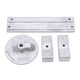 thumbnail image 2 of Kit de ánodo de aluminio 818298A 826134A Cuña de ánodo de aluminio inoxidable para fueraborda Verado Optimax, 2 of 5