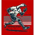 thumbnail image 2 of Rugby Goose Step Adult Red Crew Neck Short Sleeve Tee-Large, 2 of 4