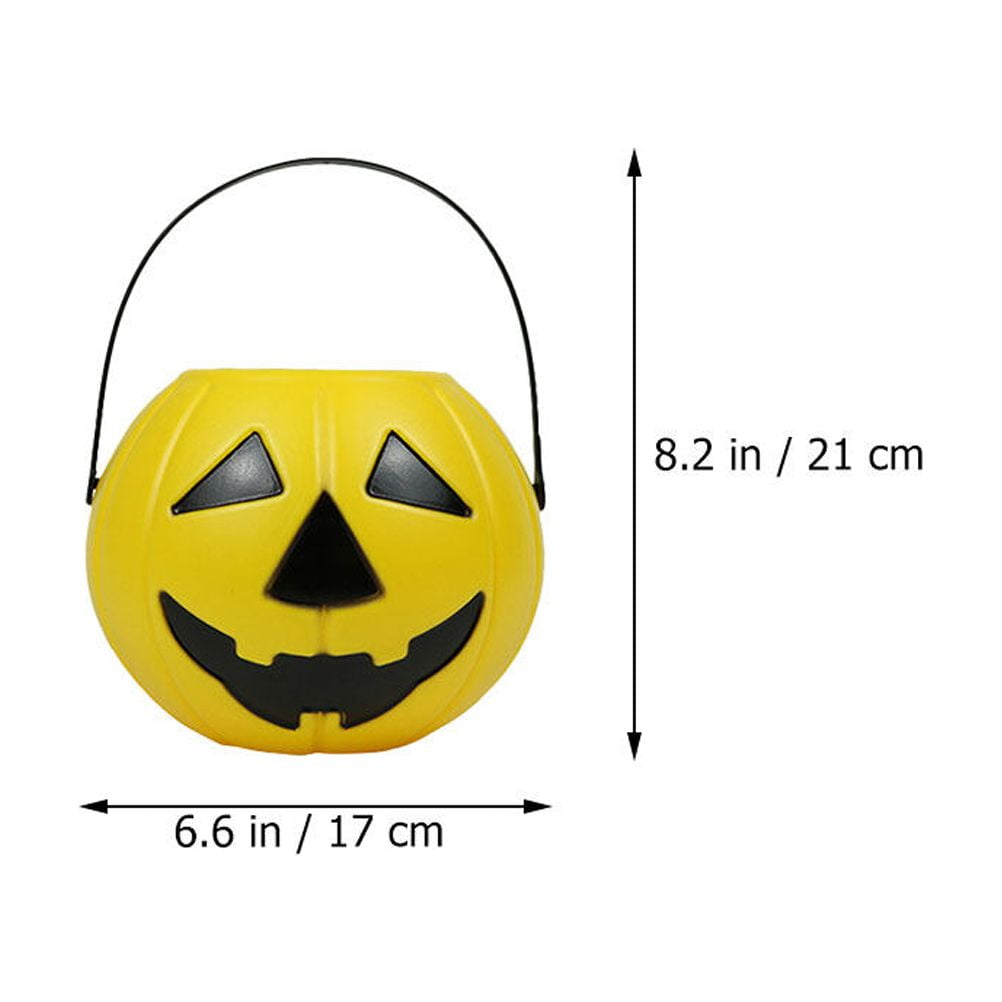 3pcs Halloween Pumpkin Buckets Candy Holder TrickorTreat Candy Bucket