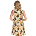 thumbnail image 2 of Bixox Robe Sans Manches Imprimée pour l'Action de Grâce pour Femmes avec Poches, Robe Décontractée Longueur Genou pour l'Été-Grand, 2 of 7