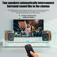 thumbnail image 6 of FanFun Singing Karaoke Machine, Bluetooth Speaker with 2 Karaoke Microphones, Home Karaoke System, FM Radio, 6 of 9