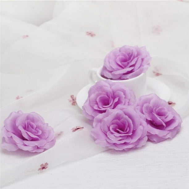 5pcs Rose Artificial Flower Simulation Cheap Fake Flowers For Wedding Party Home Decor Bead Curtain Flower Basket Decor Walmart Com Walmart Com