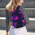 thumbnail image 6 of Yiaed Neon Toy Cat Reflections Print Backpack, Premium Laptop Backpack, Travel Backpack for Women, Lightweight Backpacks, Comfortable Back Pack-Small, 6 of 7