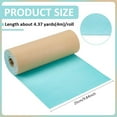 thumbnail image 2 of 1set 4M Flocking Fabrics for Gift box Packaging Counter Display Cloth Turquoise 250mm, 2 of 9