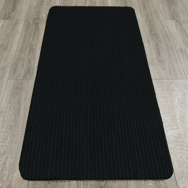 Ottomanson Lifesaver Utility Ribbed Carpet Indoor/Outdoor Mat Area Rug