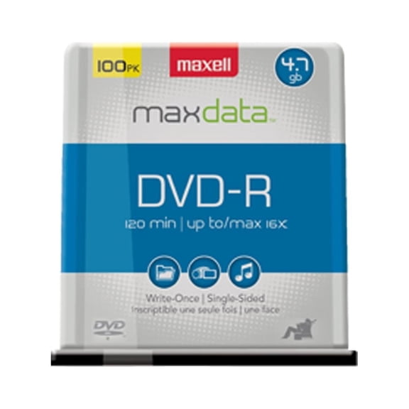 638014 4.7gb 120-minute Dvd-rs (100-ct)