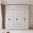 thumbnail image 2 of European Bedroom Wardrobes Heavy Duty Large Cupboard Detachable Wardrobes Designer Queen Size Szafy Do Sypialni Hotel Furniture My Lux Decor Round, 2 of 16