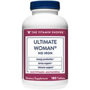 The Vitamin Shoppe Ultimate Woman No Iron Multivitamin (180 Tablets)