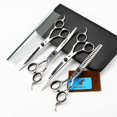 thumbnail image 1 of 7.0 Inch Dog Grooming Scissors Kit for Cats and Dogs, Professional Shears Set for Long and Short Hair, Portable and Precise, 1 of 4