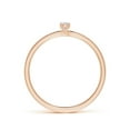 thumbnail image 2 of ANGARA Natural Solitaire Diamond Engagement Ring in 14K Rose Gold for Women (Size-4x2.5mm| Color-I-J| Clarity-I1-I2) | April Birthstone, Anniversary, Jewelry Gift for Women | Natural Diamond Ring, 2 of 8