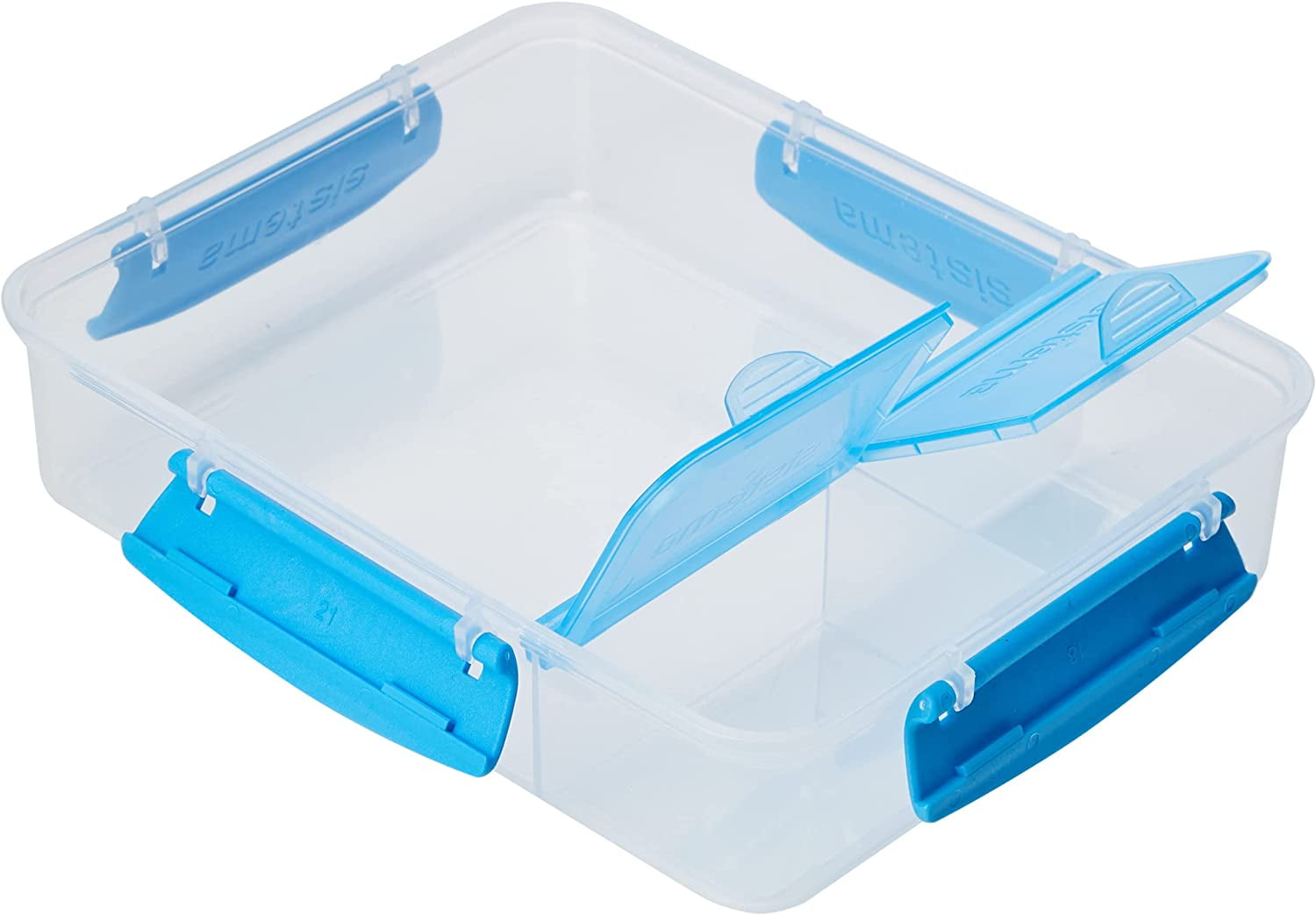 Sistema To-Go 1.6 Cup Snacks On The Go Plastic Food Storage Container 