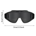 thumbnail image 2 of Gafas protectoras deportivas con 3 lentes intercambiables para ciclismo y Airsoft, 2 of 5