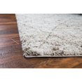 thumbnail image 4 of Well Woven  Moroccan Lattice Shag Vanilla Super Plush Thick Ivory Beige Area Rug - 3'3 x 5'3, 4 of 4