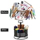 thumbnail image 4 of Organizador de escritorio Marbrasse, giratorio 360°, 4 compartimentos, negro, 4 of 6