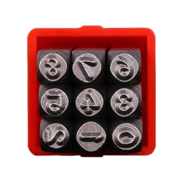 S SERENABLE Metal Stamp Set Imprinting Steel Letter Stamping Tool for Imprinting Marking Number