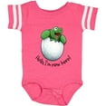 thumbnail image 3 of Inktastic Hello, I'm New Here Cute Baby Turtle Boys or Girls Baby Bodysuit, 3 of 5