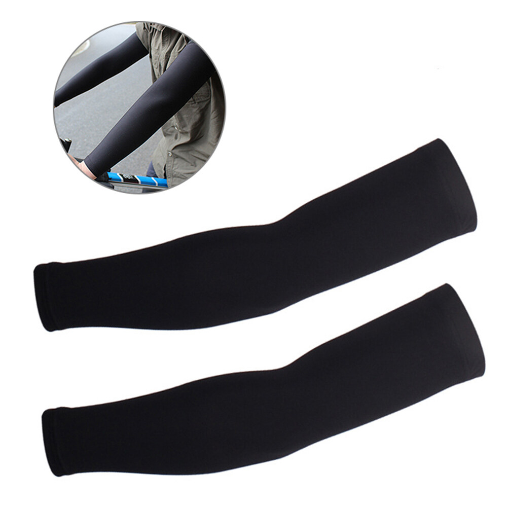 Unisex Ice Cooling Sleeves Sun Block UV Protection Arm Band Cover