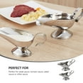 thumbnail image 3 of CTIRCHIU 2 Pcs Bateau à Sauce en Acier Inoxydable pour Restaurant, 3 of 8