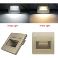 thumbnail image 4 of CAROOTU LED Recessed Wall Luminaire Step Light 1.5W Recessed Lamp for Staircase Corridor, 4 of 6