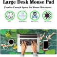 thumbnail image 2 of Office Desk Mats Office Table Mat, Keyboard Mouse Pad XXL Mouse Pads Desk Pads, Pc Gaming Mat Waterproof Non-Slip Rubber Base, 35.4 X 15.7 inch for Work/Game/Office/Home Fishes Under Water, 2 of 6