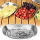 thumbnail image 4 of Outdoor Vintage Dining Tinplate Fruit Tray Camping Tableware Snack Cake Barbecue Tableware Embossed Tinplate, 4 of 5