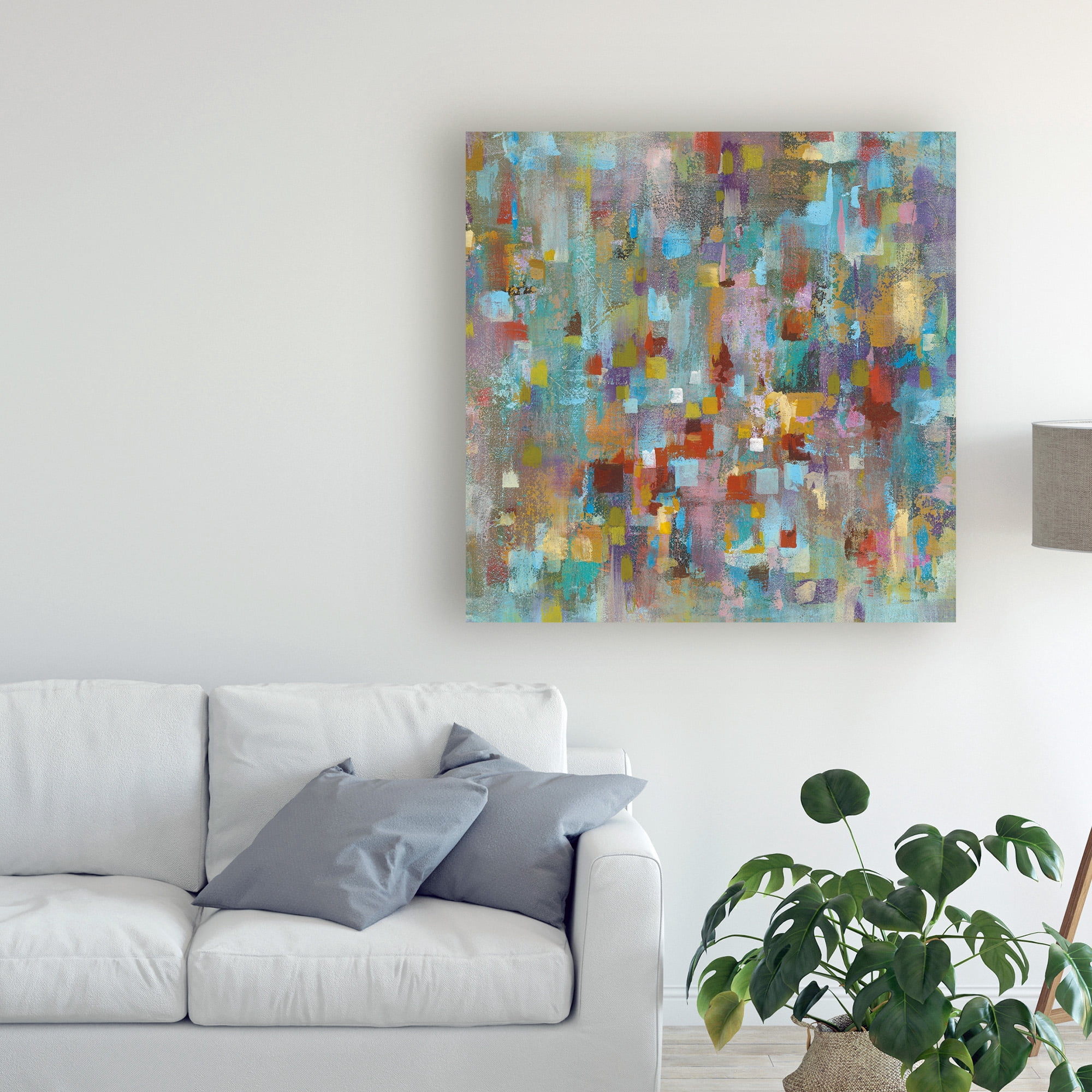 Trademark Fine Art 'Confetti II Painting' Canvas Art by Danhui Nai