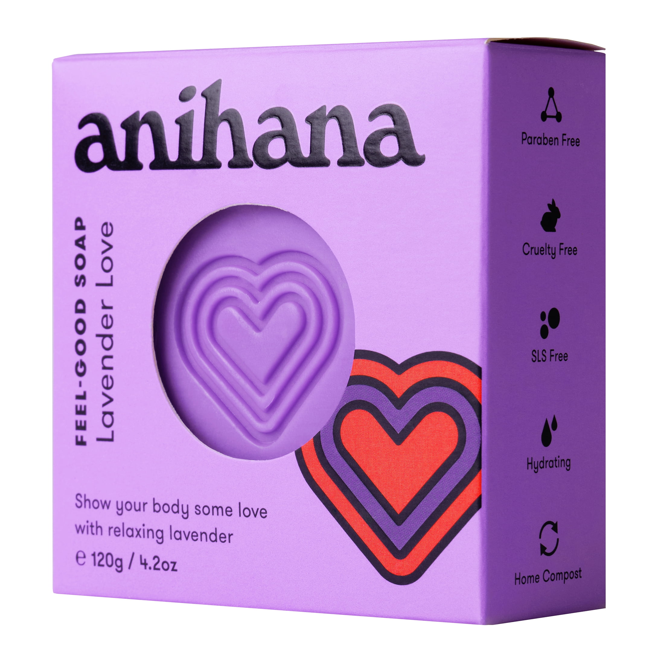 Anihana Feel-Good Soap Lavender Love for All Skin Types 4.2oz