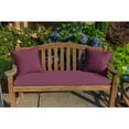 thumbnail image 2 of Casual Cushion Solid Sunbrella® Fabric 1-Piece Outdoor Throw Pillow, 18"W x 18"L, Canvas Iris, 2 of 4