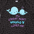 thumbnail image 4 of Inktastic My Great Aunt Whale-y Loves Me Boys or Girls Baby Bodysuit, 4 of 5