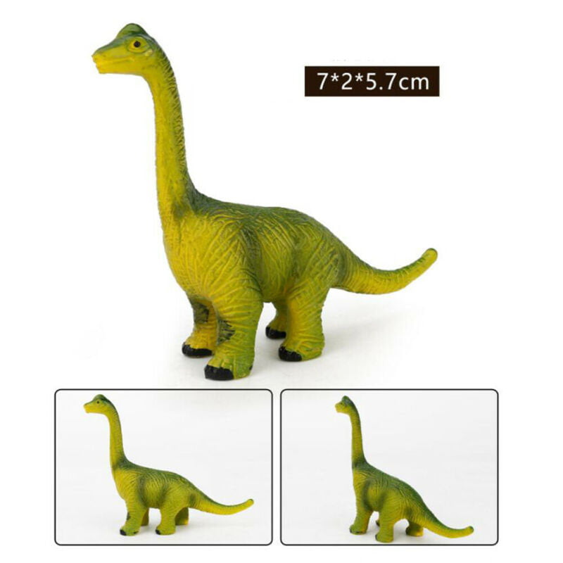 12pcs Kids Small Plastic Figures Wild Ocean Farm Animals Dinosaur-Model Toy Gift 