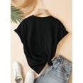 thumbnail image 3 of Camiseta deportiva retro de manga corta con cuello redondo y estampado de sol para mujer, estilo vintage, ideal para verano, para adultos, hombres, mujeres, adolescentes, jóvenes., 3 of 8