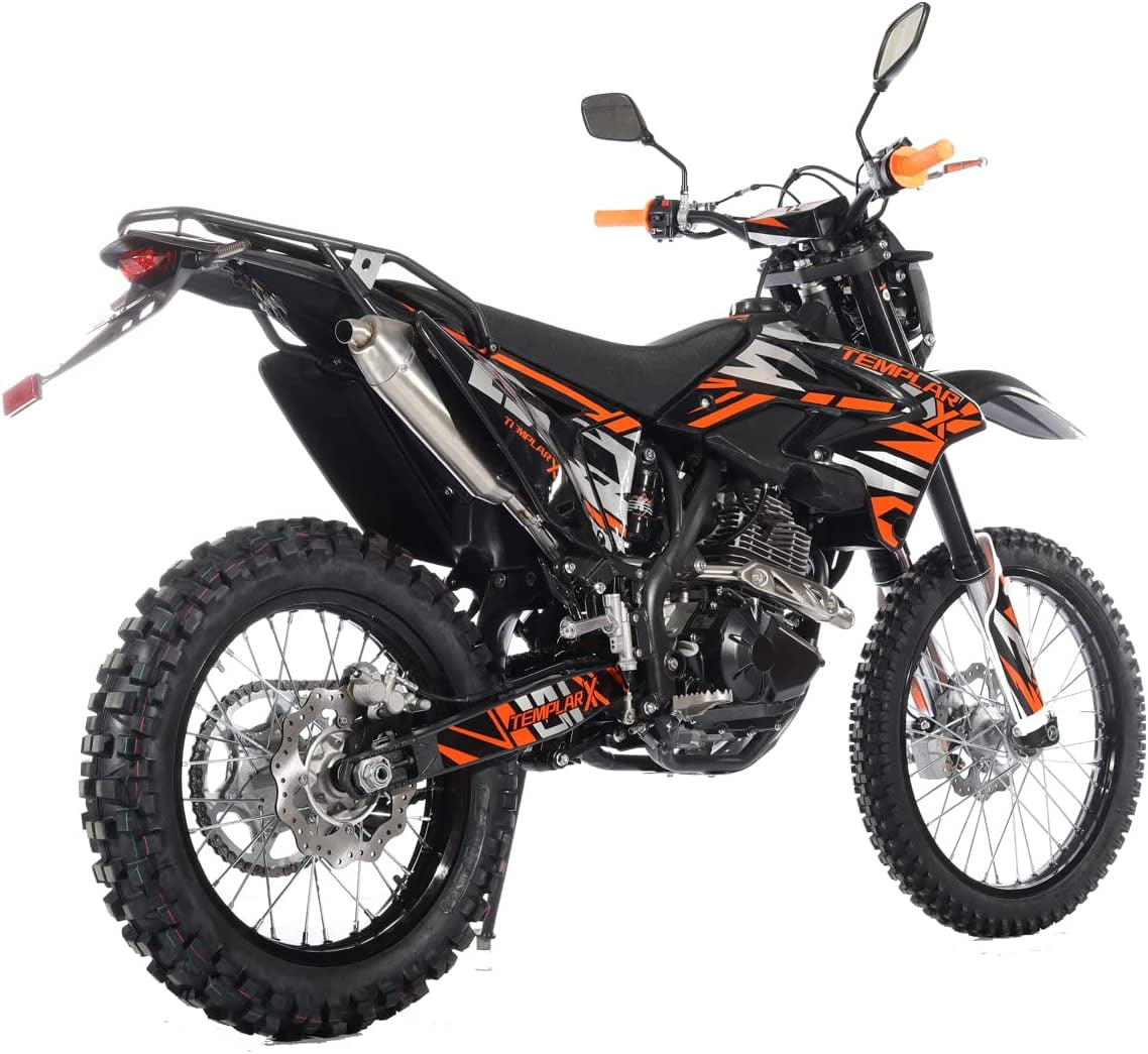 X-Pro Templar X Gasoline 249.9cc Dirt Bike - Orange