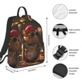 thumbnail image 2 of Yiaed Hip-Hop Guinea Pig. Print Lightweight Backpack Travel Backpacks Hiking Daypack for Women Men, 2 of 5