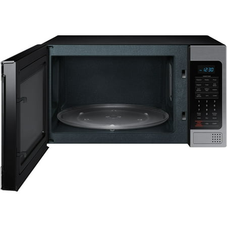 Samsung - 1.1 Cu. Ft. Countertop Microwave with Grilling Element - Stainless Steel