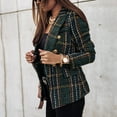 thumbnail image 3 of ZOELNIC Womens Lightweight Blazers Casual Long Sleeve Double Breasted Open Front Blazer Jackets Work Suits, XL, 3 of 4