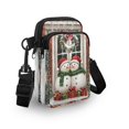 thumbnail image 3 of HELLHERO Snowman Christmas Adjustable Strap Travel Crossbody Purse for Adults, Outdoor Travel, 3 of 7