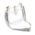 thumbnail image 4 of Paokuoon Sac à Bandoulière Transparent avec Sangle Réglable Grande Capacité Imperméable Approuvé pour Stade Petit Sac à Main Transparent Robuste, 4 of 8