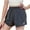 Black-05, variant on Ugoldhm Girls Biker Cartwheel Shorts Thin Casual Summer Athletic Running Dolphin Active Gym Workout Shorts Size 6-16