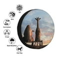 thumbnail image 5 of Bingfone Elephant Giraffe Spare Tire Cover Weatherproof Universal Wheel Protectors For Rv Camper Travel Trailer Suv Truck 14 Inch, 5 of 9