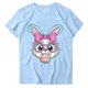 thumbnail image 3 of TaTaai Women's Cotton Easter Graphic T-Shirt Short Sleeve Crew Neck Loose Fit Casual Summer Chic Tee Family Daily Work Vacation Gift, 3 of 5