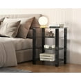 thumbnail image 2 of 4-Tier Media Stand Audio/Video Component Cabinet with Glass Shelf for/Apple Tv/Xbox One/ps4 AS406002GB, 2 of 6