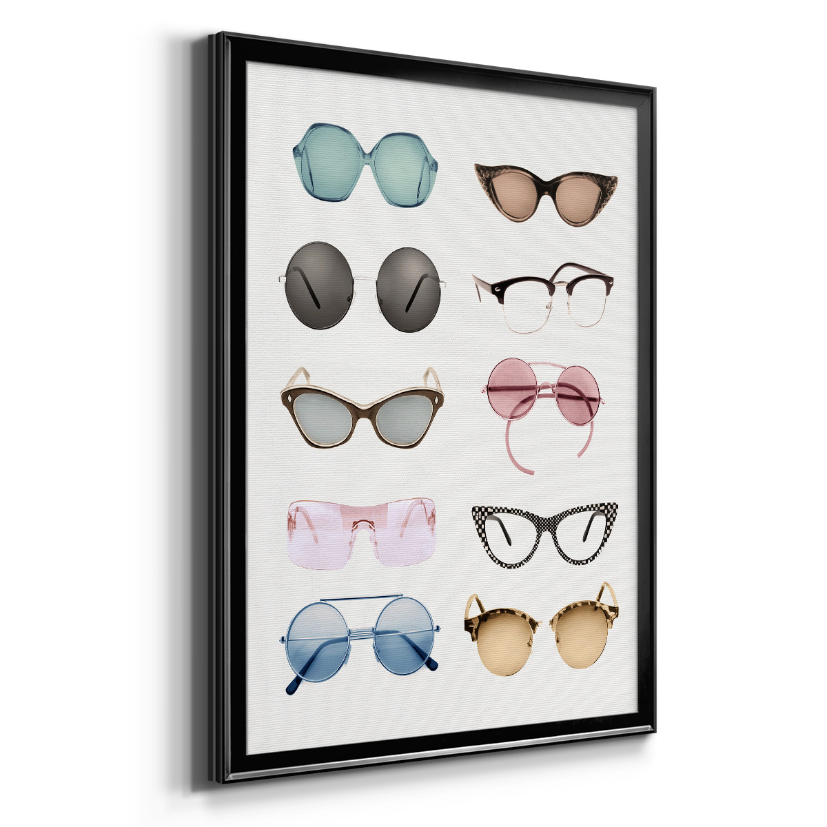 Vintage Glasses II Premium Classic Framed Print - Ready to Hang