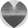 thumbnail image 1 of Ahgly Tapis Rond Lavable en Machine Intérieur Transitionnel Gris Cendré, 3 Pieds Rond, 1 of 7