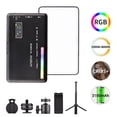 thumbnail image 1 of Rgb Andoer W140 RGB LED Video Light Kit  Video Conference Lighting CRI95+ 2500K-9000K Dimmable 20 Lighting Effects with Desktop Tripod Ballhead Phone Holder Computer Clip, 1 of 7