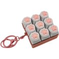 thumbnail image 1 of 9-in-1 Keyboard Fidget Toy - Button Finger Clicker, Stress Relief Accessory, 1 of 8