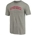 thumbnail image 2 of Men's Heathered Gray Oklahoma Sooners Arched Battle Cry Tri-Blend T-Shirt, 2 of 3