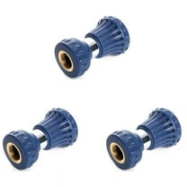 3X Fire Hose Nozzle for Garden Hose, Heavy Duty Fireman Style Garden Hose Nozzles, Leak Proof & Adjustable Water Nozzle
